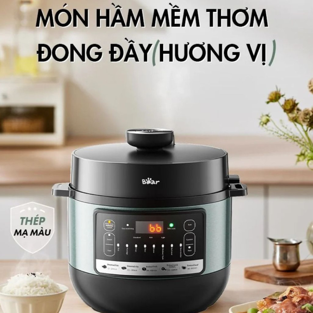 Nồi áp suất đa năng Bear YLB-C40Y7 - Hàng chính hãng