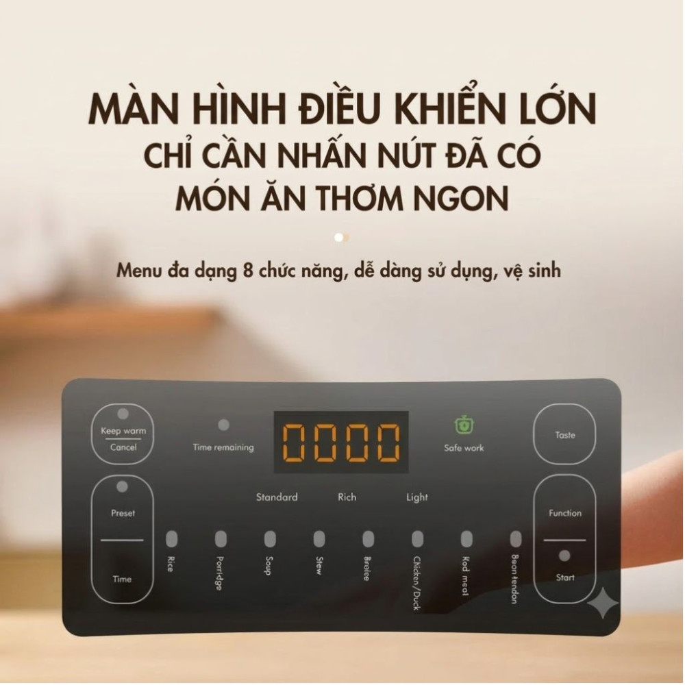 Nồi áp suất đa năng Bear YLB-C40Y7 - Hàng chính hãng