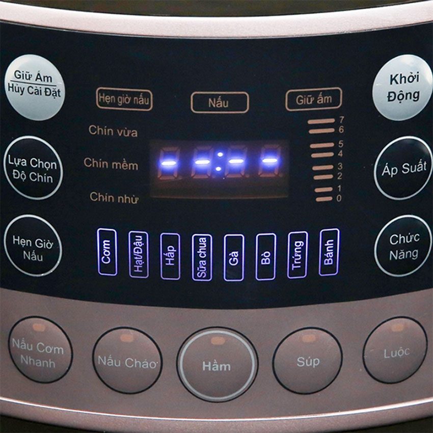 Bảng điều khiển của nồi áp suất điện tử BlueStone PCB-5763 5L