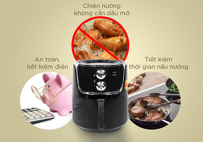 Đánh giá chi tiết nồi chiên không dầu Magic A-801 