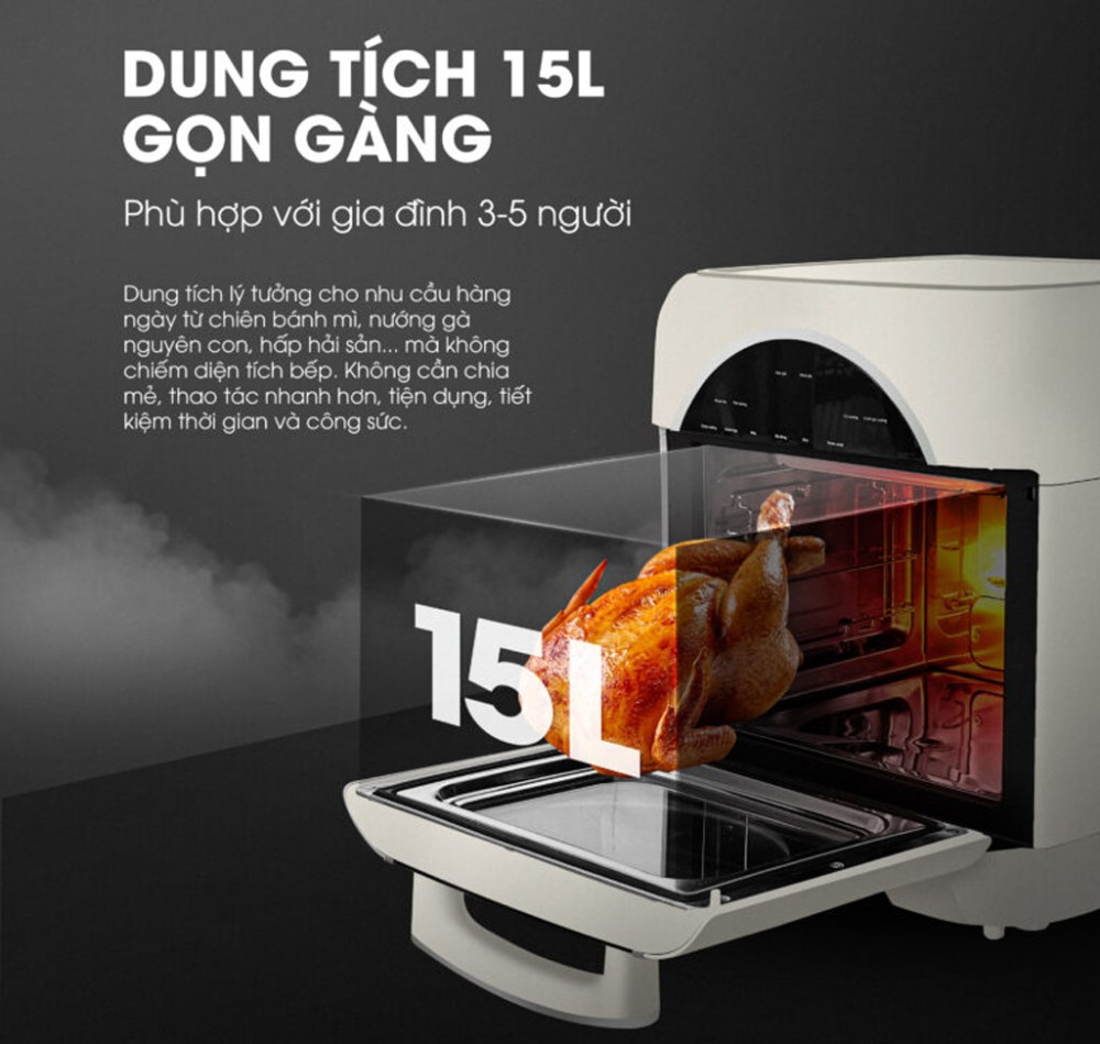 Nồi chiên hơi nước Kalite STEAM VAPOR  - Hàng chính hãng
