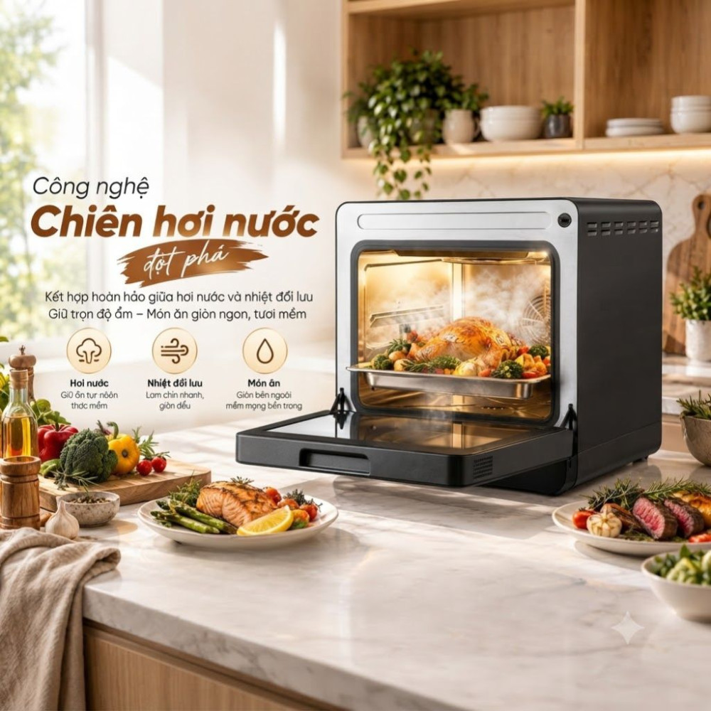 Nồi chiên hơi nước Olivo SF1800  - Hàng chính hãng
