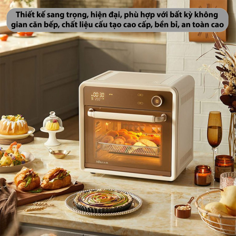 Nồi chiên không dầu Bear DKX-F18G5 18L (Nội địa Trung) - Hàng chính hãng