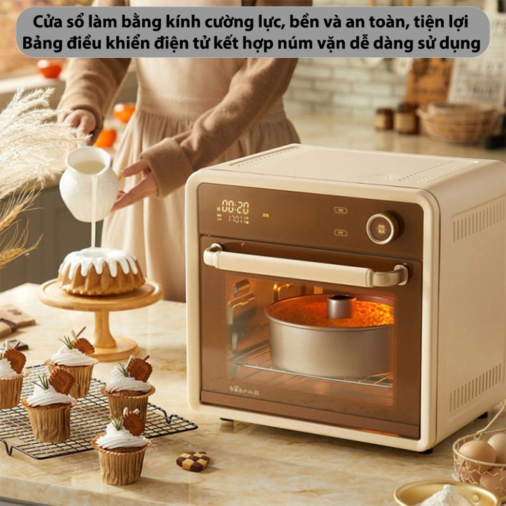 Nồi chiên không dầu Bear DKX-F18G5 18L (Nội địa Trung) - Hàng chính hãng