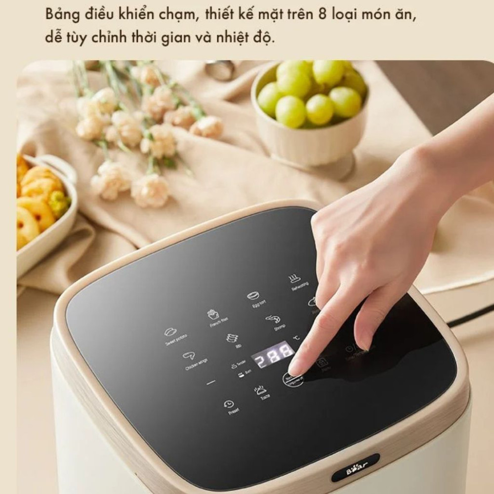 Nồi chiên không dầu Bear QZG-P15R8 - Hàng chính hãng