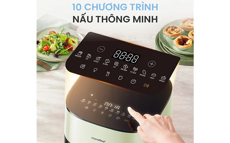 Bảng điều khiển của Nồi chiên không dầu Comfee CAD-75PG00A0