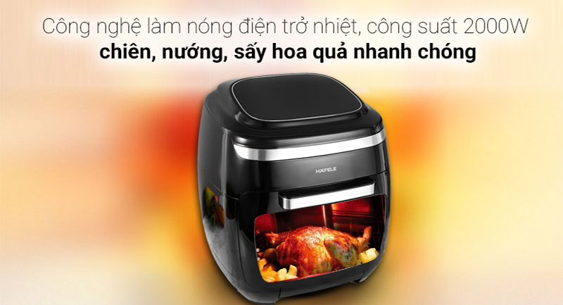 Công nghệ nhiệt của Nồi chiên không dầu Hafele AF-602A