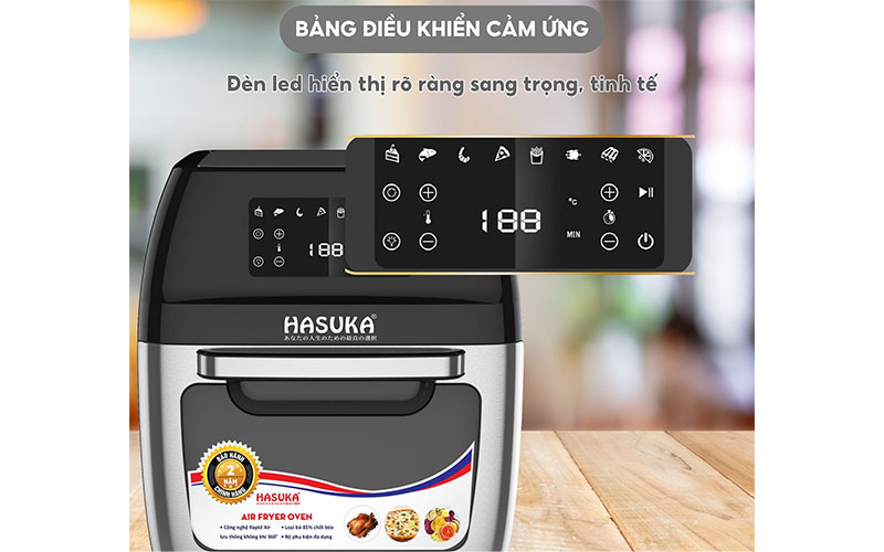 Bảng điều khiển của Nồi chiên không dầu Hasuka HSK-359