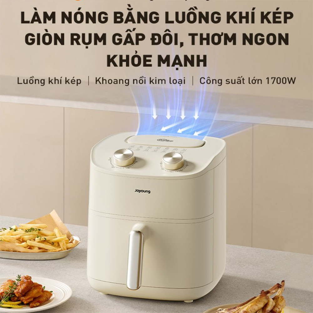 Nồi chiên không dầu Joyoung JAF-612-WH - Hàng chính hãng