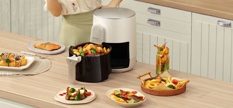 Dung tích 4 lít, chế biến được nhiều thực phẩm cùng lúc