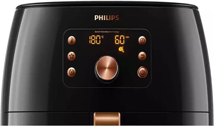 Bảng điều khiển của Nồi chiên không dầu Philips HD9860/90