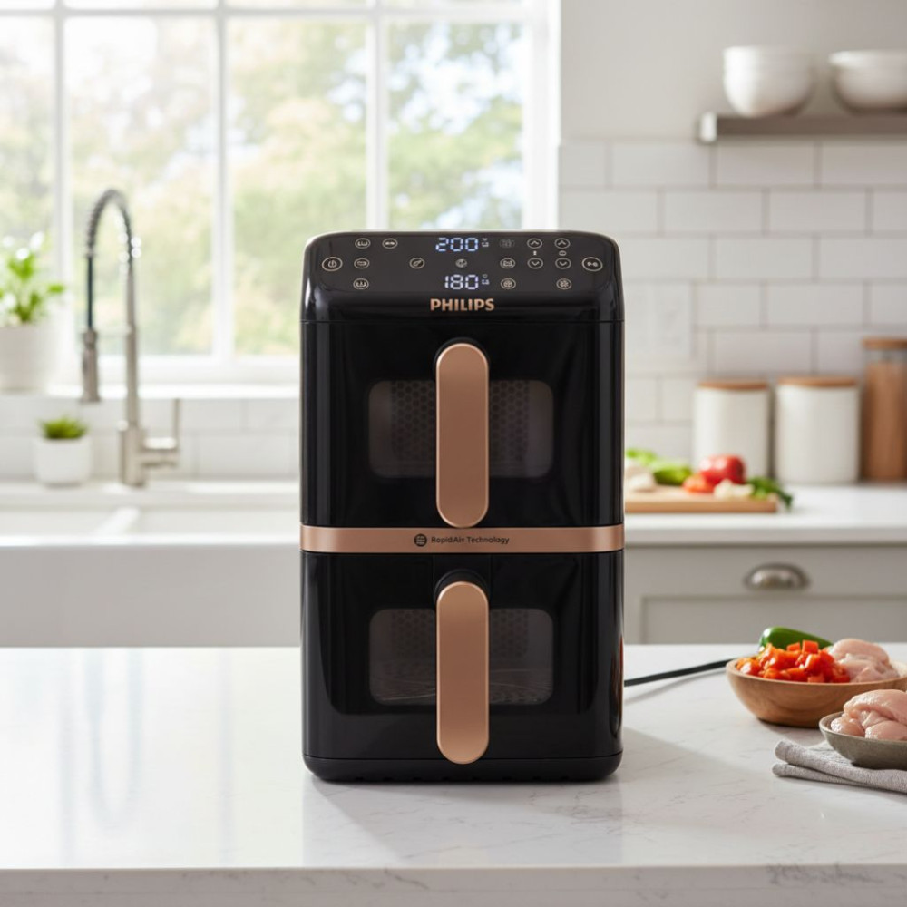 Nồi chiên không dầu Philips 10 lít NA462/70 - Hàng chính hãng