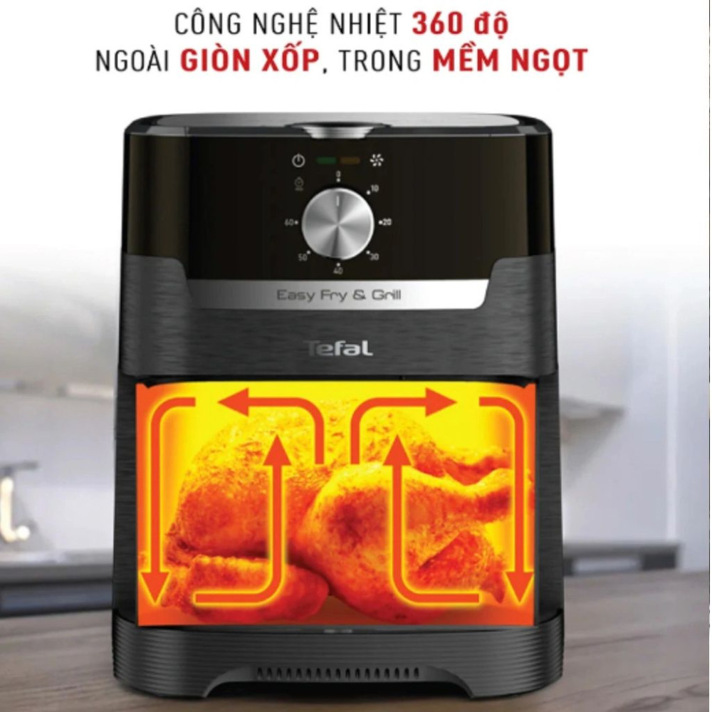 Nồi chiên không dầu Tefal 4.2 lít EY501815 - Hàng chính hãng
