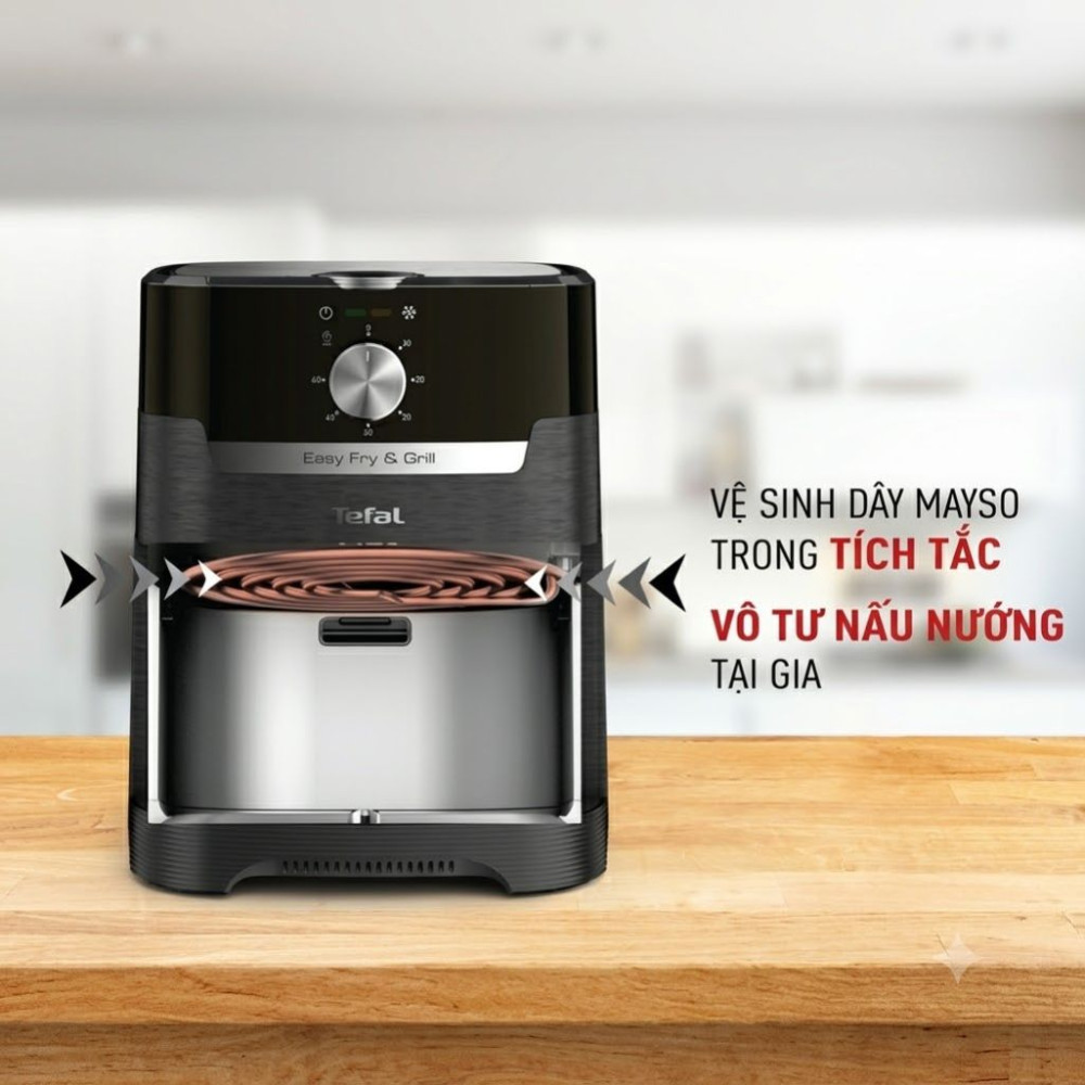 Nồi chiên không dầu Tefal 4.2 lít EY501815 - Hàng chính hãng