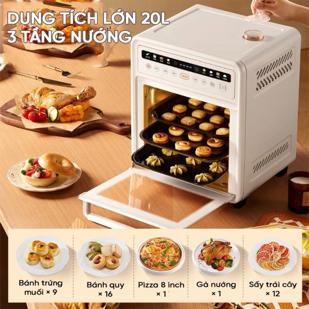 Nồi chiên không dầu hơi nước Supor OD20AK812 20L (Nội địa Trung) - Hàng chính hãng
