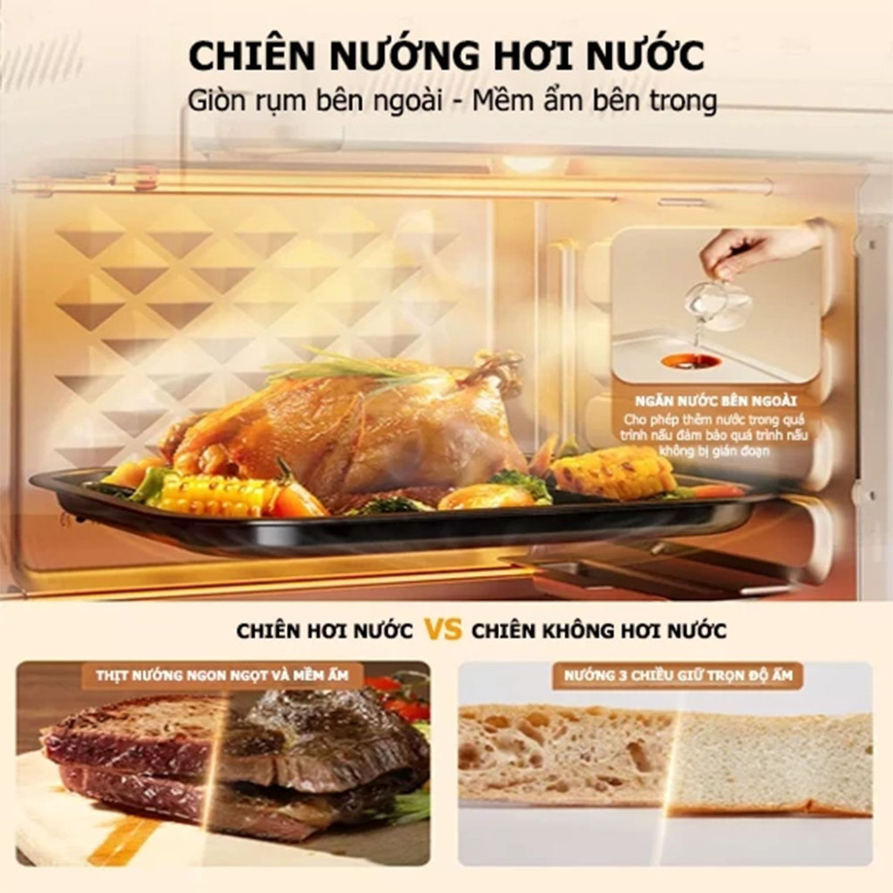 Nồi chiên không dầu hơi nước Supor OD20AK812 20L (Nội địa Trung) - Hàng chính hãng
