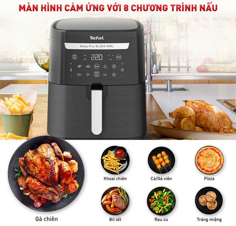 Bảng điều khiển cảm ứng dễ dàng thao tác