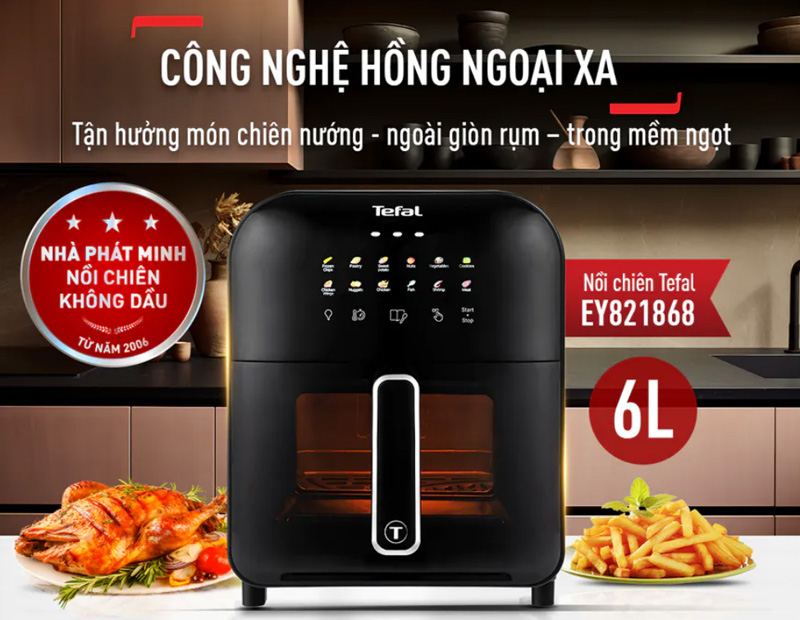 Nồi chiên không dầu Tefal EY821868