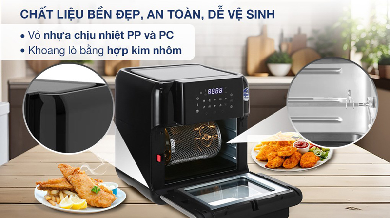 Chất liệu cấu tạo cao cấp tạo độ bền cao