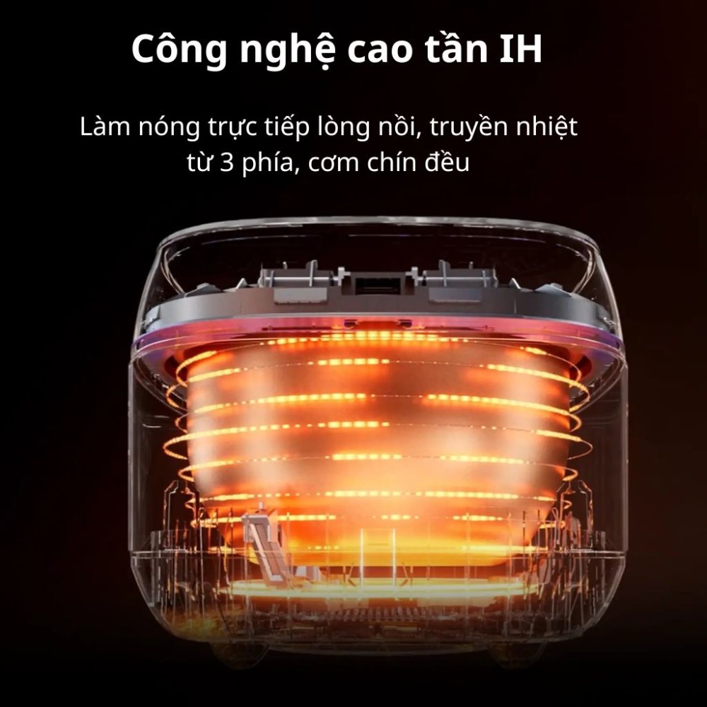 Nồi cơm cao tần Toshiba 1.5 lít RC-15IP1UVN(K) - Hàng chính hãng