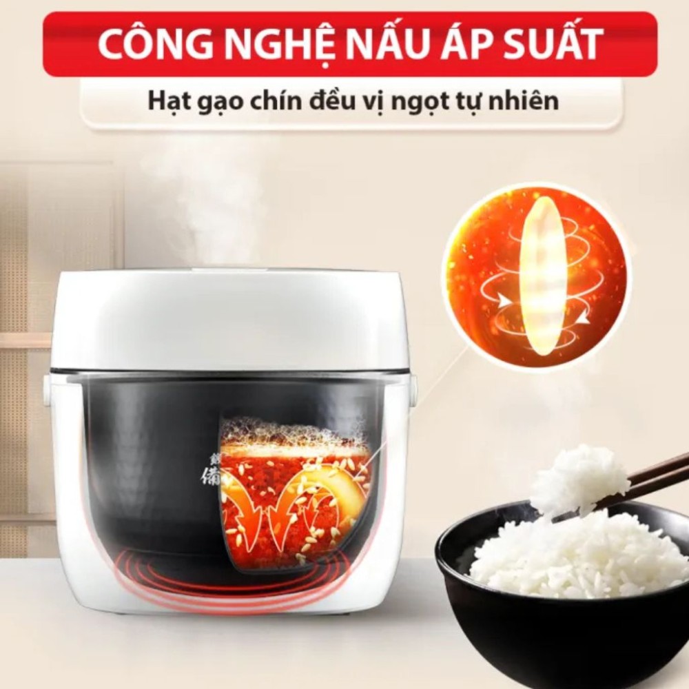 Nồi cơm áp suất cao tần Toshiba 1.8 lít RC-18VXWVN(W) - Hàng chính hãng