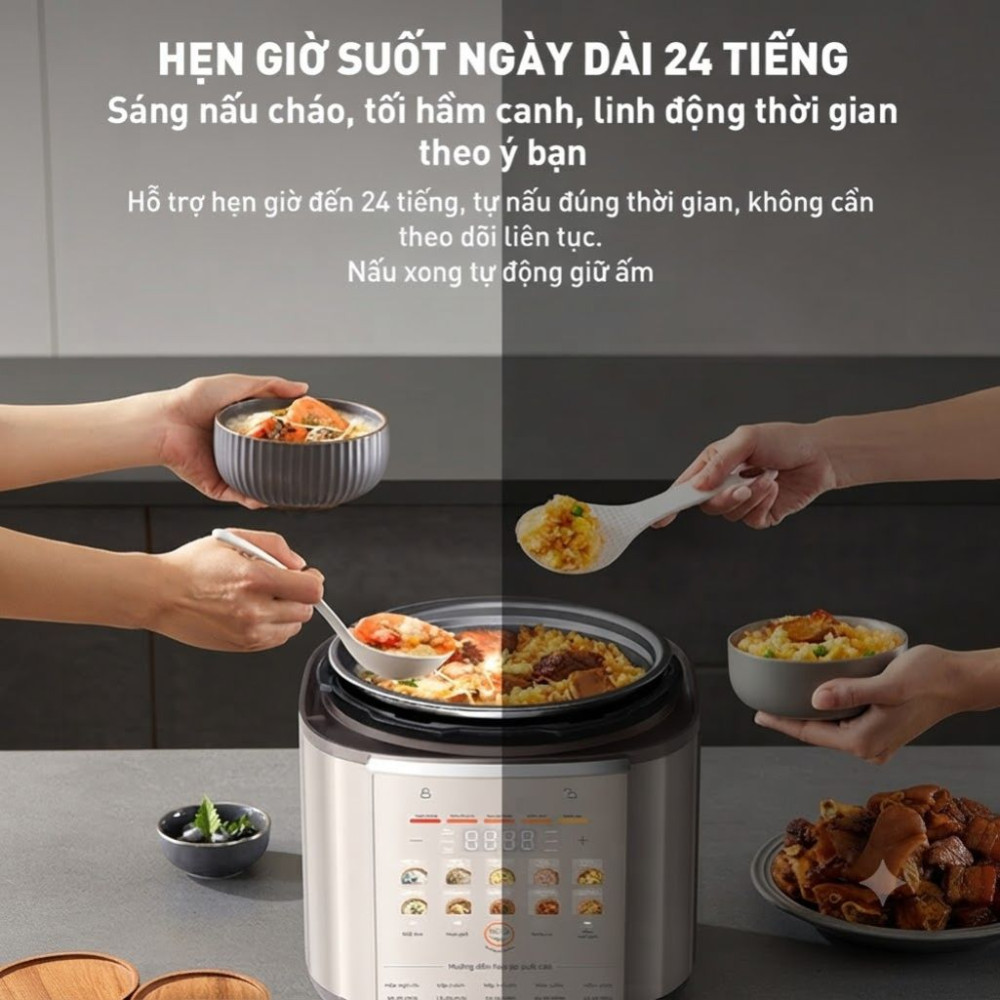 Nồi cơm áp suất điện tử Joyoung JPRC-5150 - Hàng chính hãng
