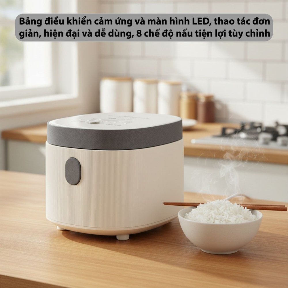 Nồi cơm điện Fujihome Inox LowSugar RC10BLS - Hàng chính hãng