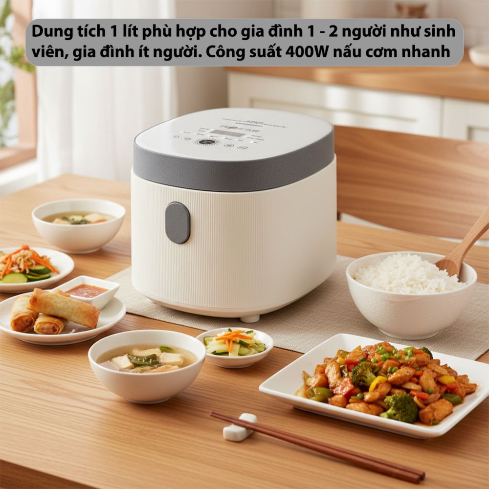 Nồi cơm điện Fujihome Inox LowSugar RC10BLS - Hàng chính hãng
