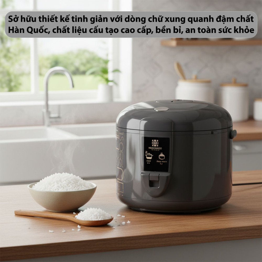 Nồi cơm điện Hawonkoo RCH-188GR - Hàng chính hãng