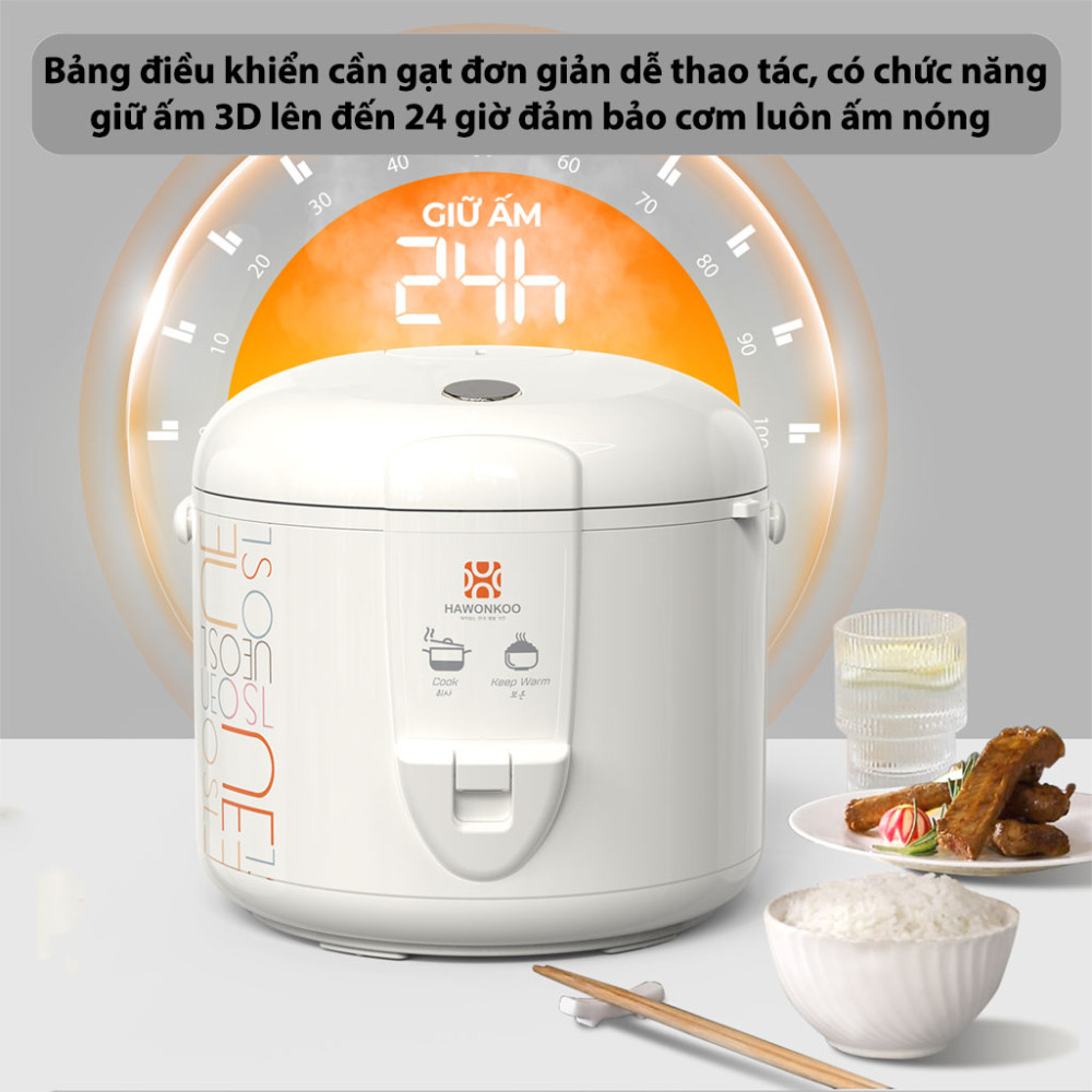 Nồi cơm điện Hawonkoo RCH-188WH - Hàng chính hãng