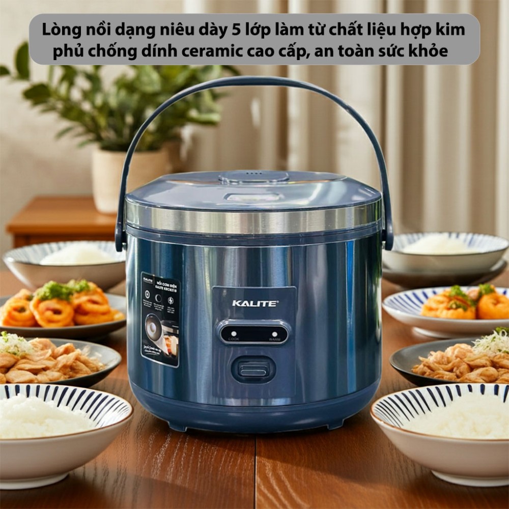 Nồi cơm điện Kalite KRC8218 - Hàng chính hãng