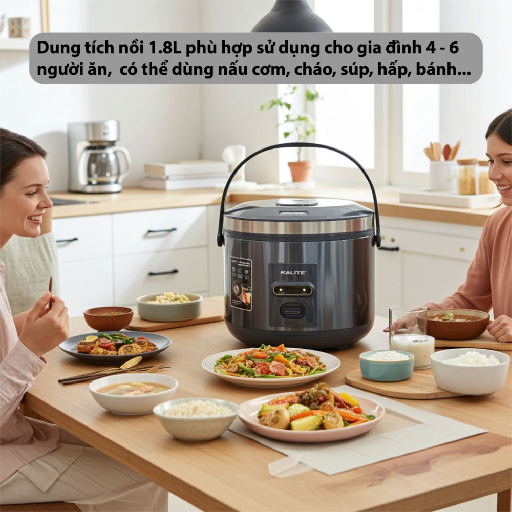 Nồi cơm điện Kalite KRC8218 - Hàng chính hãng