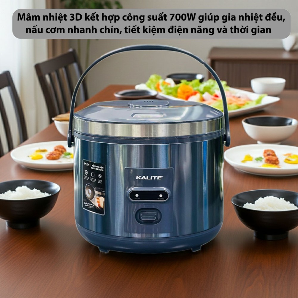 Nồi cơm điện Kalite KRC8218 - Hàng chính hãng