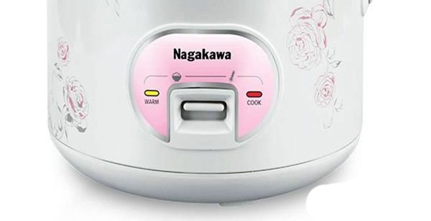 Nồi cơm điện nắp gài Nagakawa NAG0110 với bảng điều khiển dễ dàng sử dụng