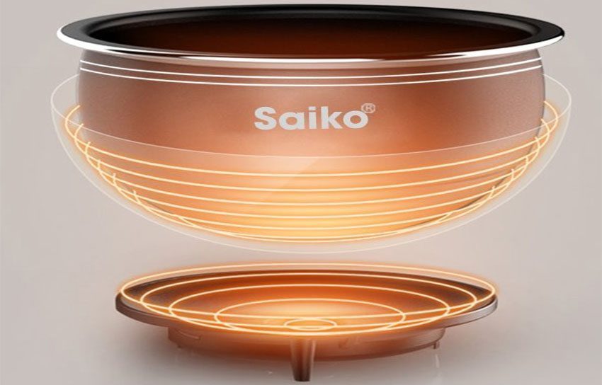 Công nghệ nấu của Nồi cơm điện Saiko RC-1824
