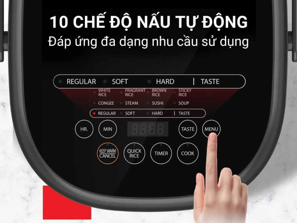 Bảng điều khiển cảm ứng và màn hình LED
