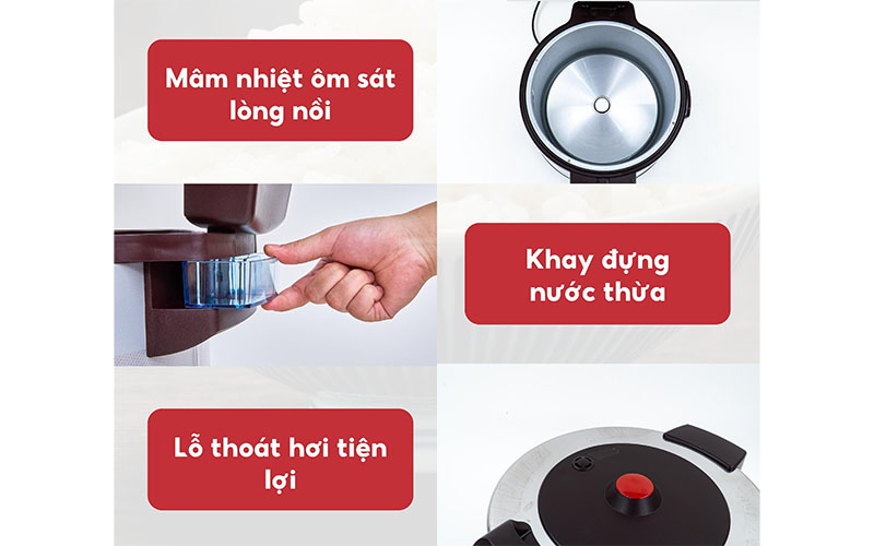 Thiết kế của Nồi cơm điện công nghiệp Hasuka HSK-989