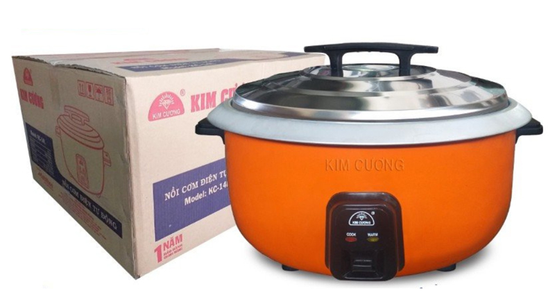  Kim Cương KC-14L trang bị công suất 3700W cho khả năng nấu cơm nhanh