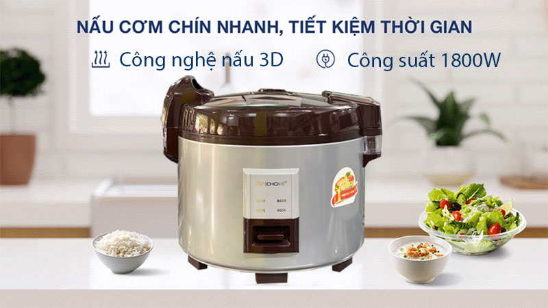 Công suất của Nồi cơm điện nắp gài Apechome APH-160Y