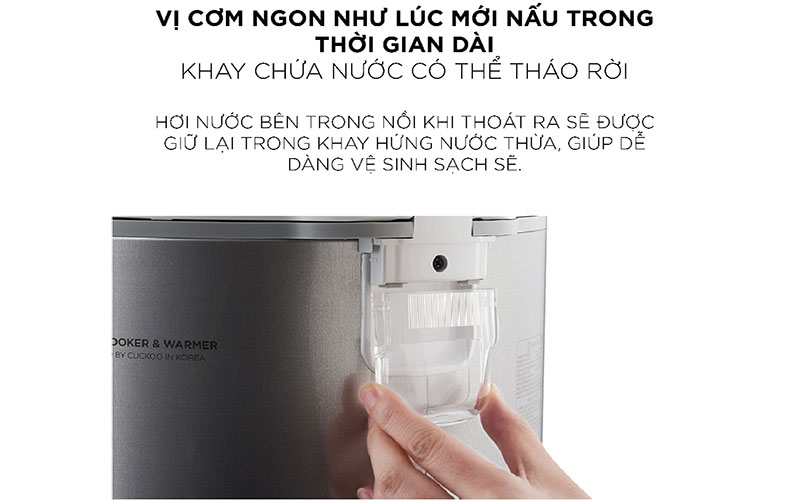 Khay chứa nươc thừa của Nồi cơm điện nắp gài Cuckoo 2.5 lít CR-1420/SIVNCV