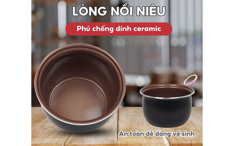 Lòng nồi của Nồi cơm điện nắp gài Hasuka HSK-858 PLUS