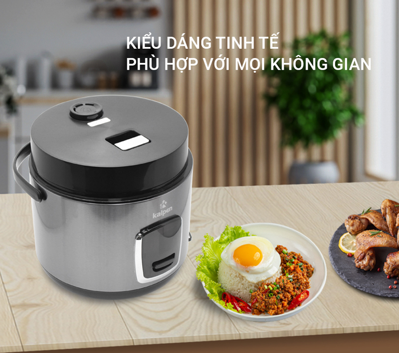 Thiết kế kiểu dáng sang trọng, tô điểm không gian sử dụng