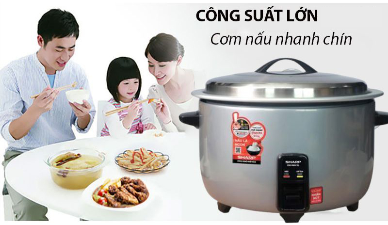 Mâm nhiệt lớn giúp tỏa nhiệt đều cho cơm chín ngon hơn