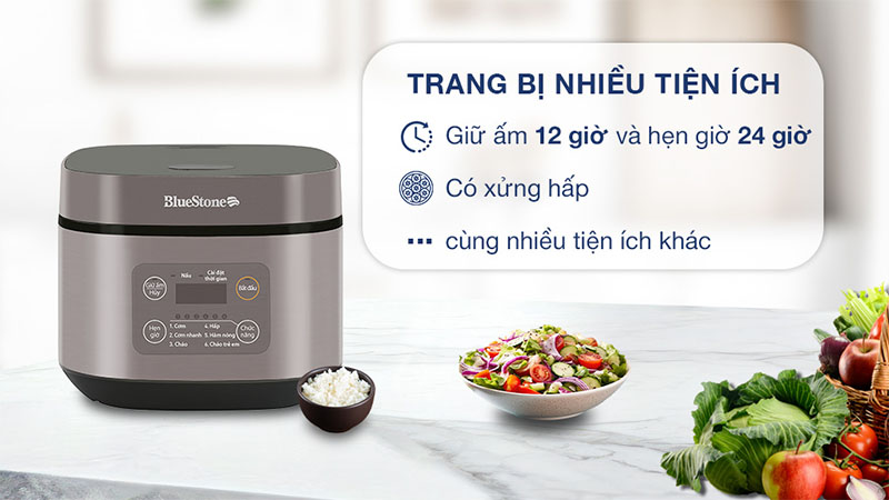 Tiện ích của Nồi cơm điện tử BlueStone 1.5 lít RCB-5946 