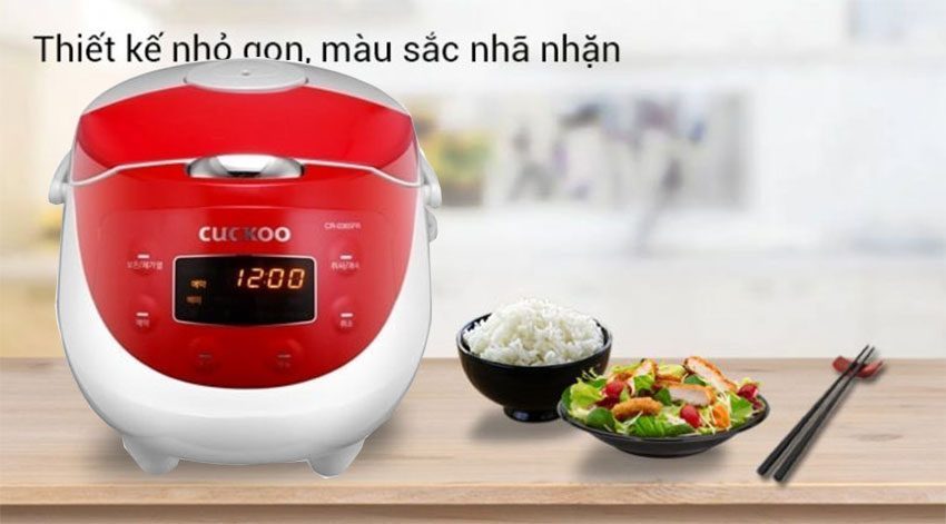 Thiết kế hiện đại của nồi cơm điện tử Cuckoo CR-0365FR