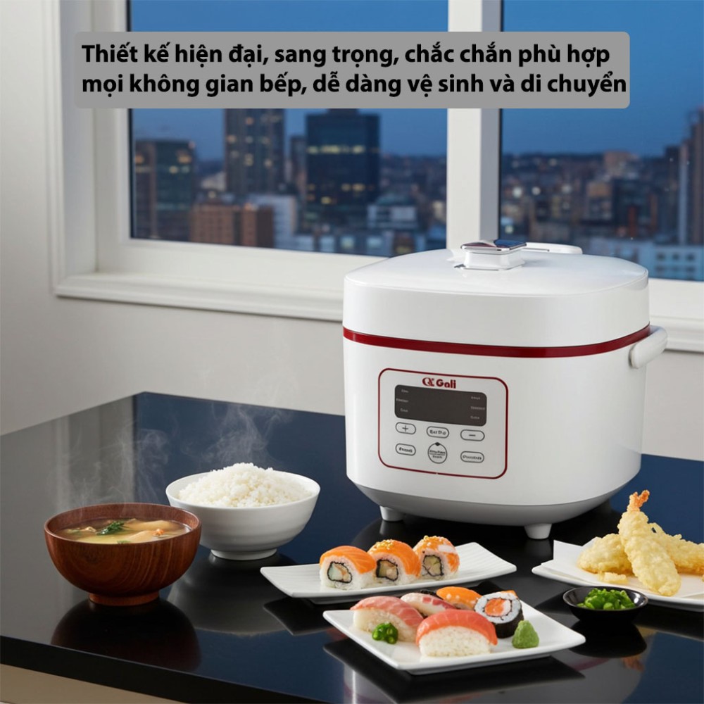 Nồi cơm điện tử Gali GL-1718W - Hàng chính hãng