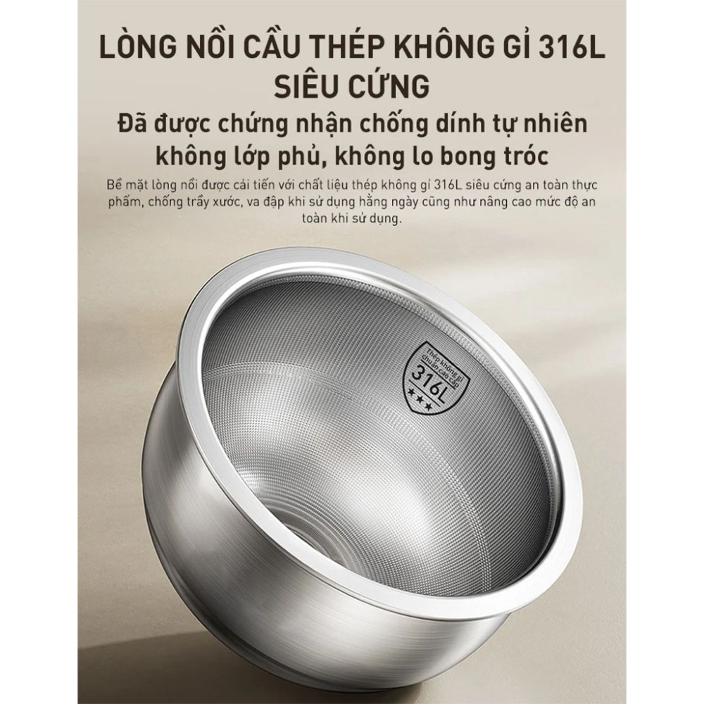 Nồi cơm điện tử Joyoung 1.8 lít JNRC-502 - Hàng chính hãng