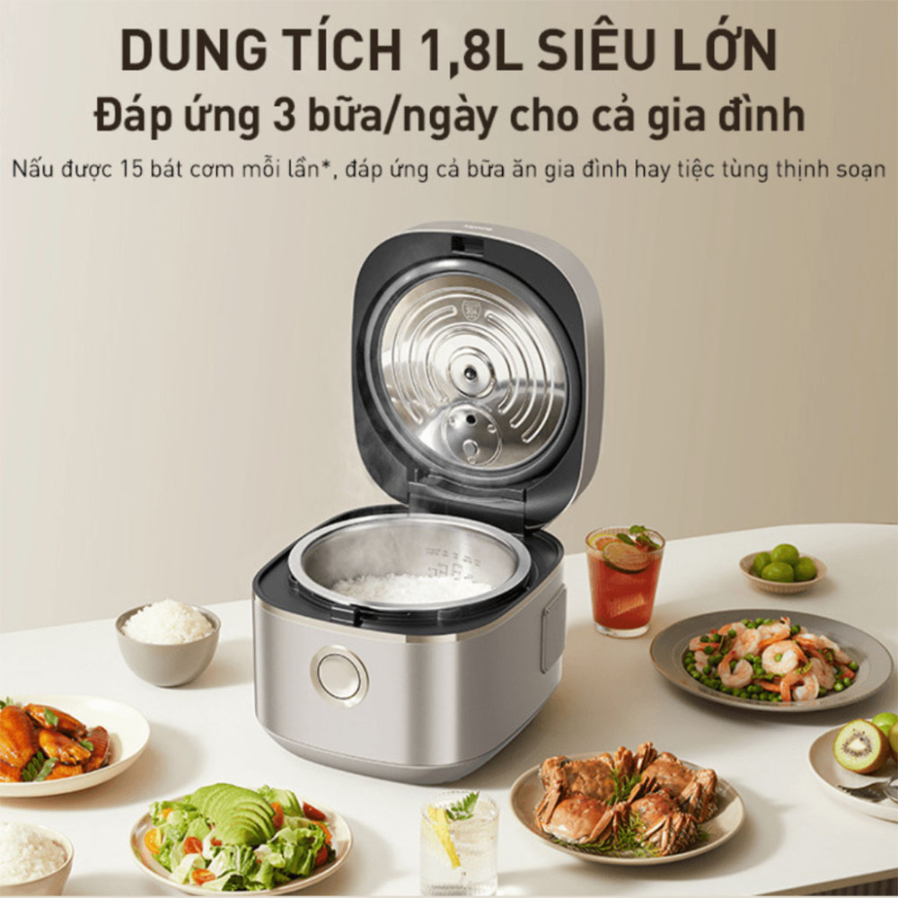 Nồi cơm điện tử Joyoung 1.8 lít JNRC-502 - Hàng chính hãng