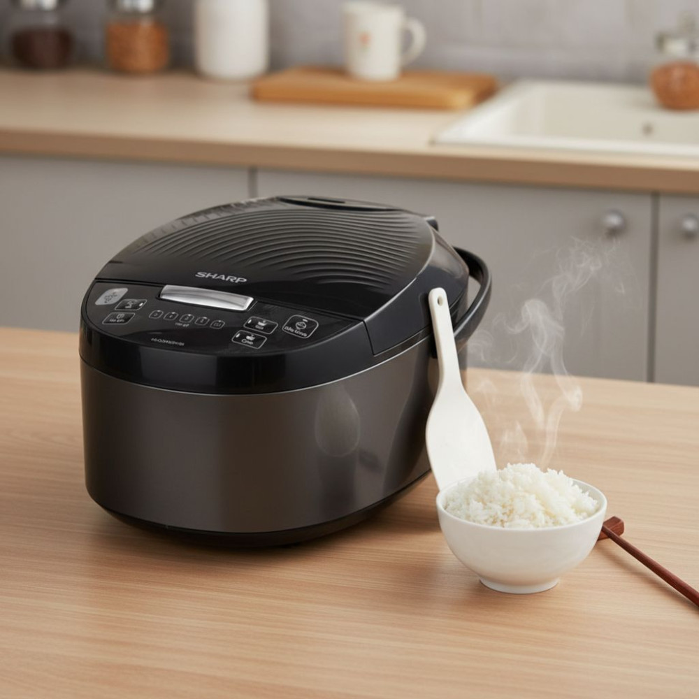 Nồi cơm điện tử Sharp KS-COM152EV-DS  - Hàng chính hãng