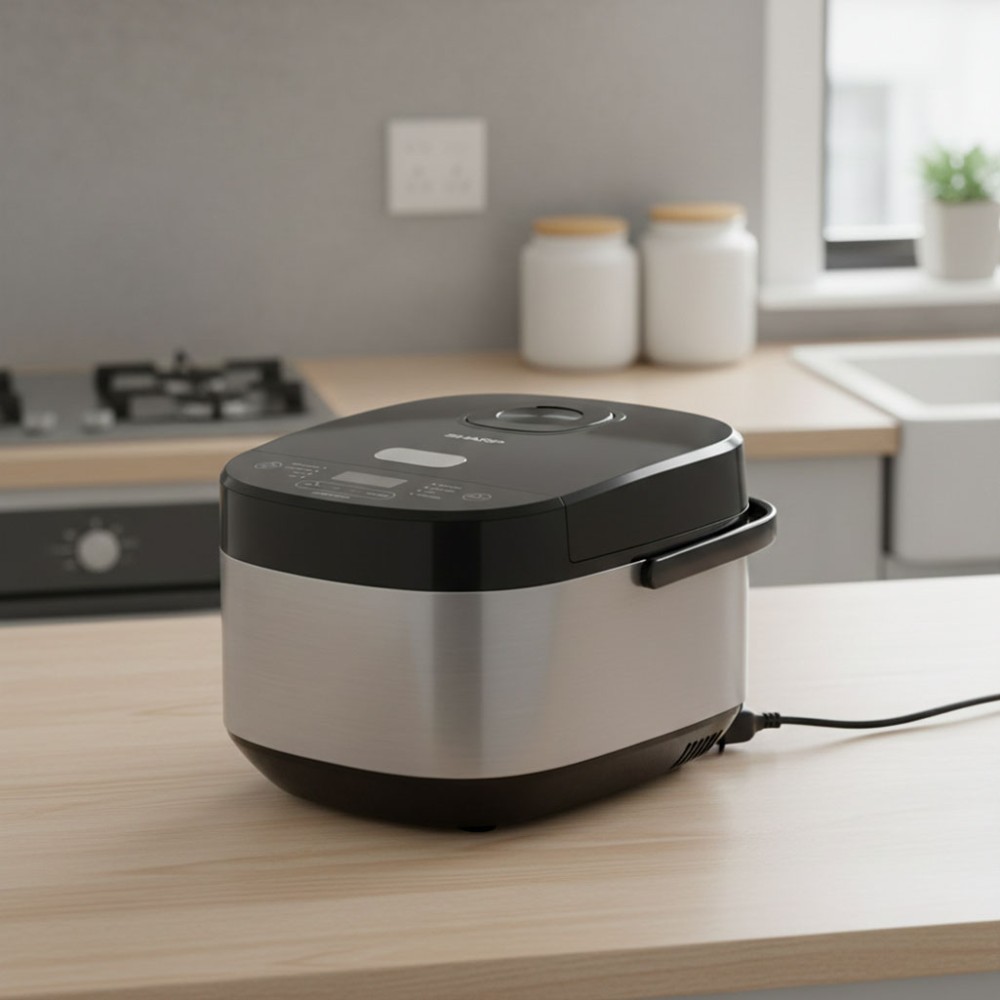 Nồi cơm điện tử Sharp 1.8 lít KS-COM194EV-BK - Hàng chính hãng